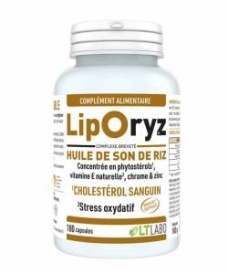 LipOryz - Huile de son de riz, 180 gélules